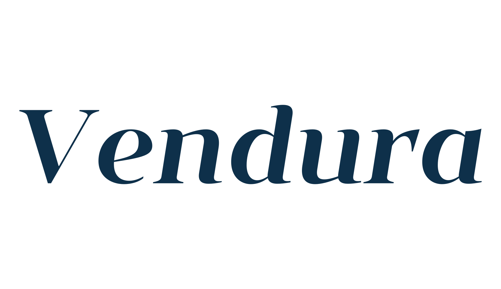 Vendura, serif font preview