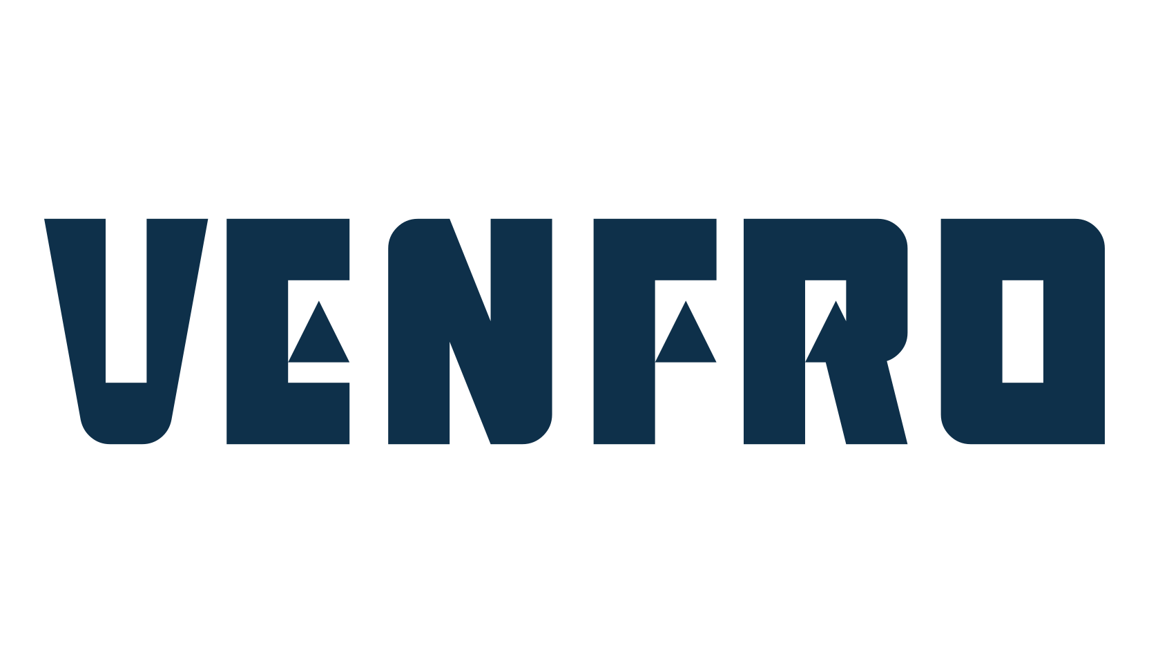 Venfro, techno sci-fi font preview