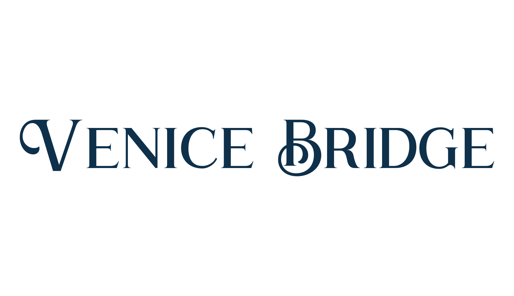 Venice Bridge, retro font preview