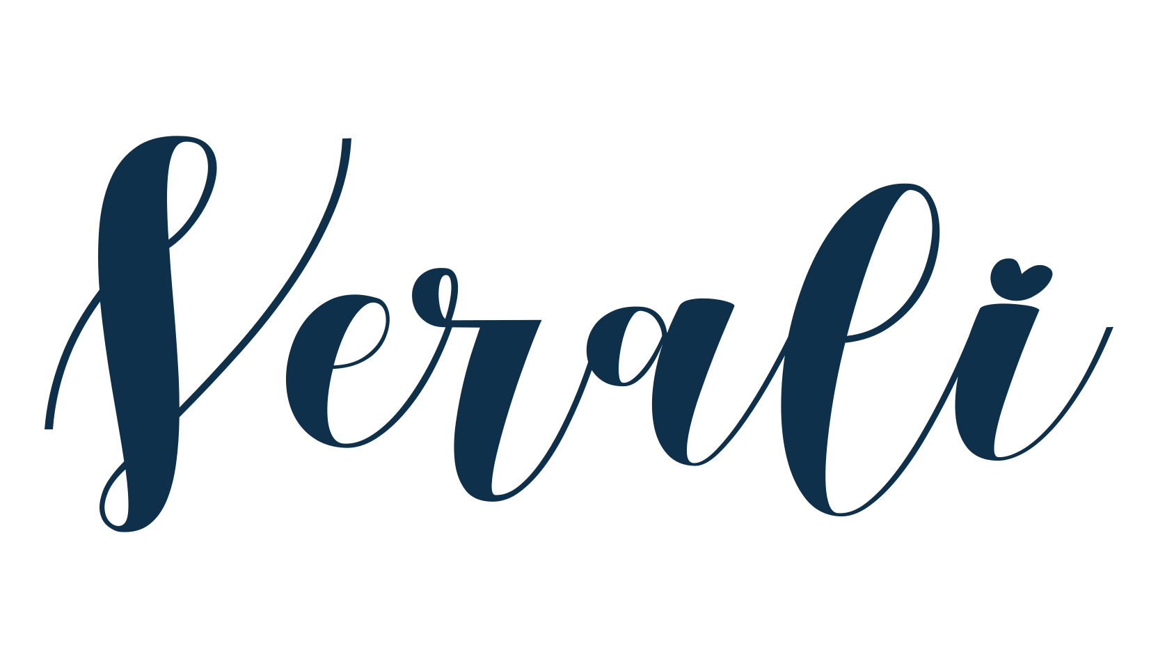 Verali, calligraphy font preview