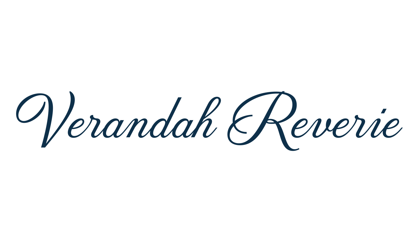 Verandah Reverie, calligraphy font preview