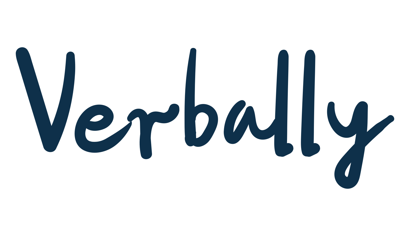 Verbally, script handwritten fancy decorative calligraphy font preview