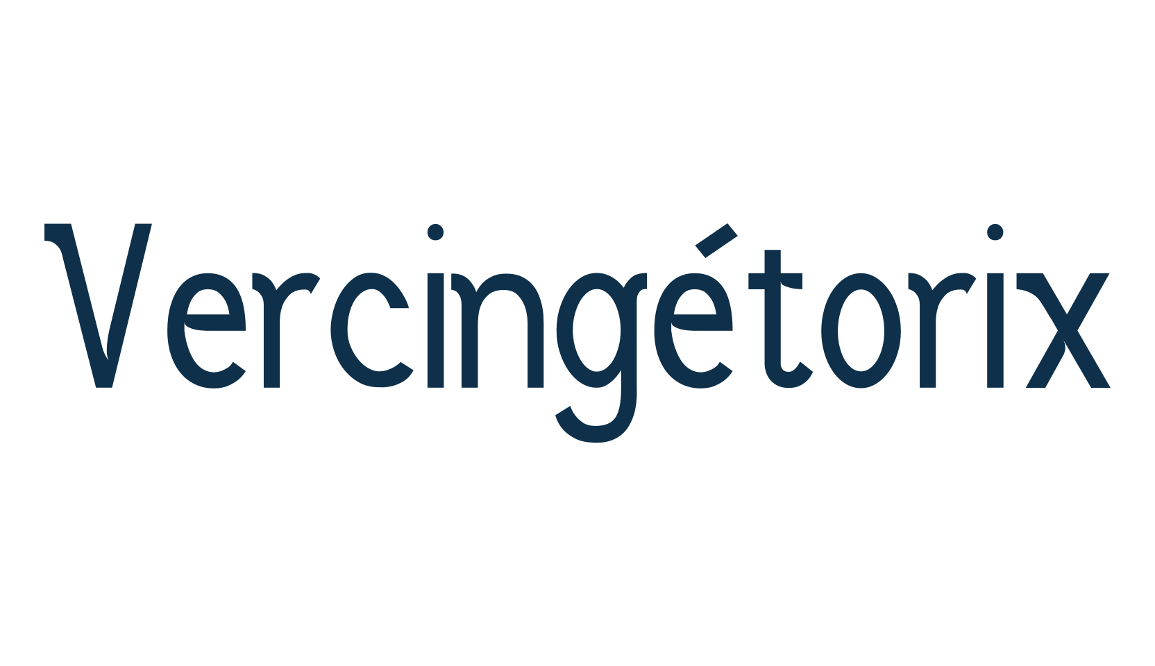 Vercingétorix, sans serif font preview