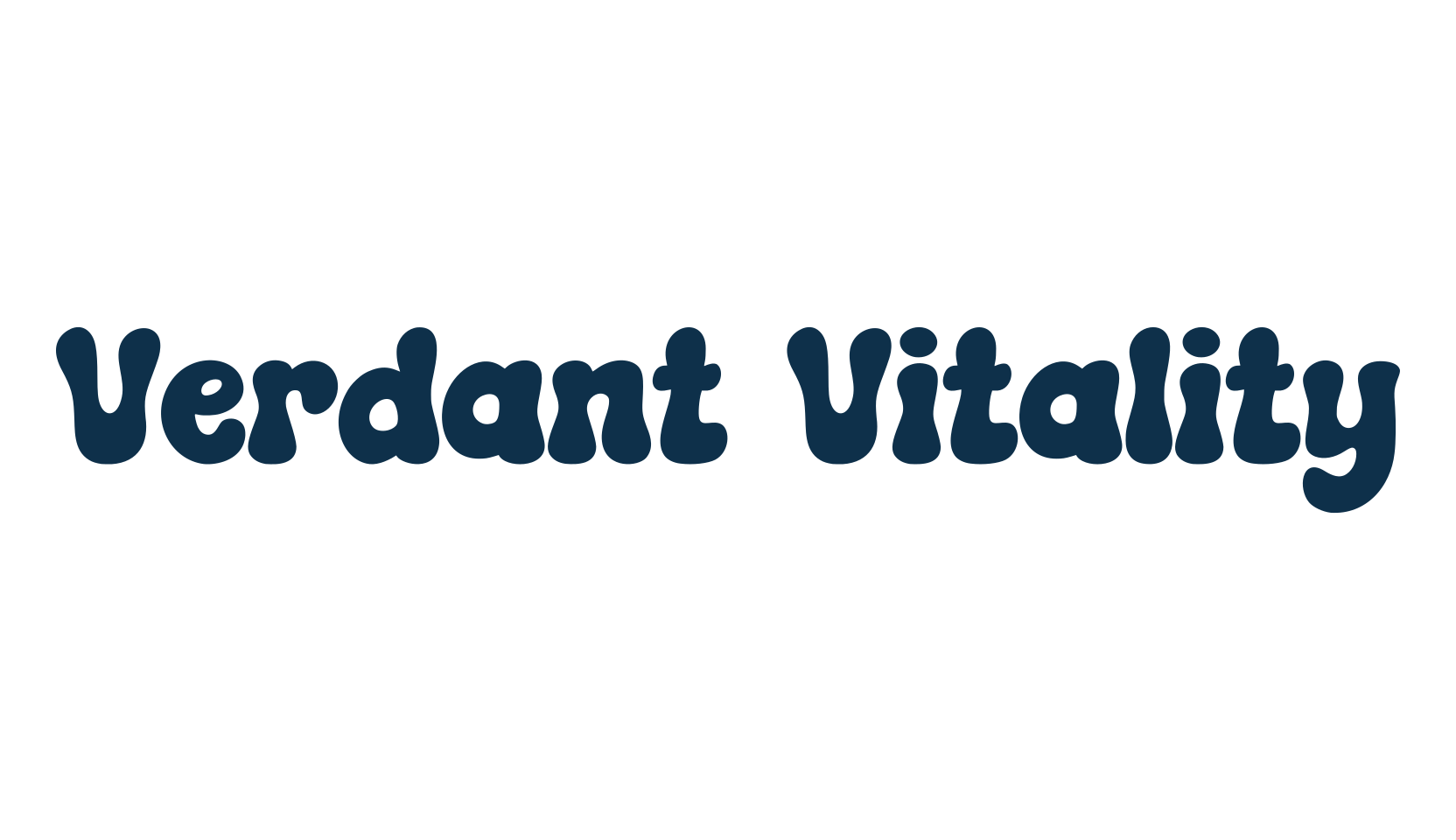 Verdant Vitality, fancy groovy decorative font preview
