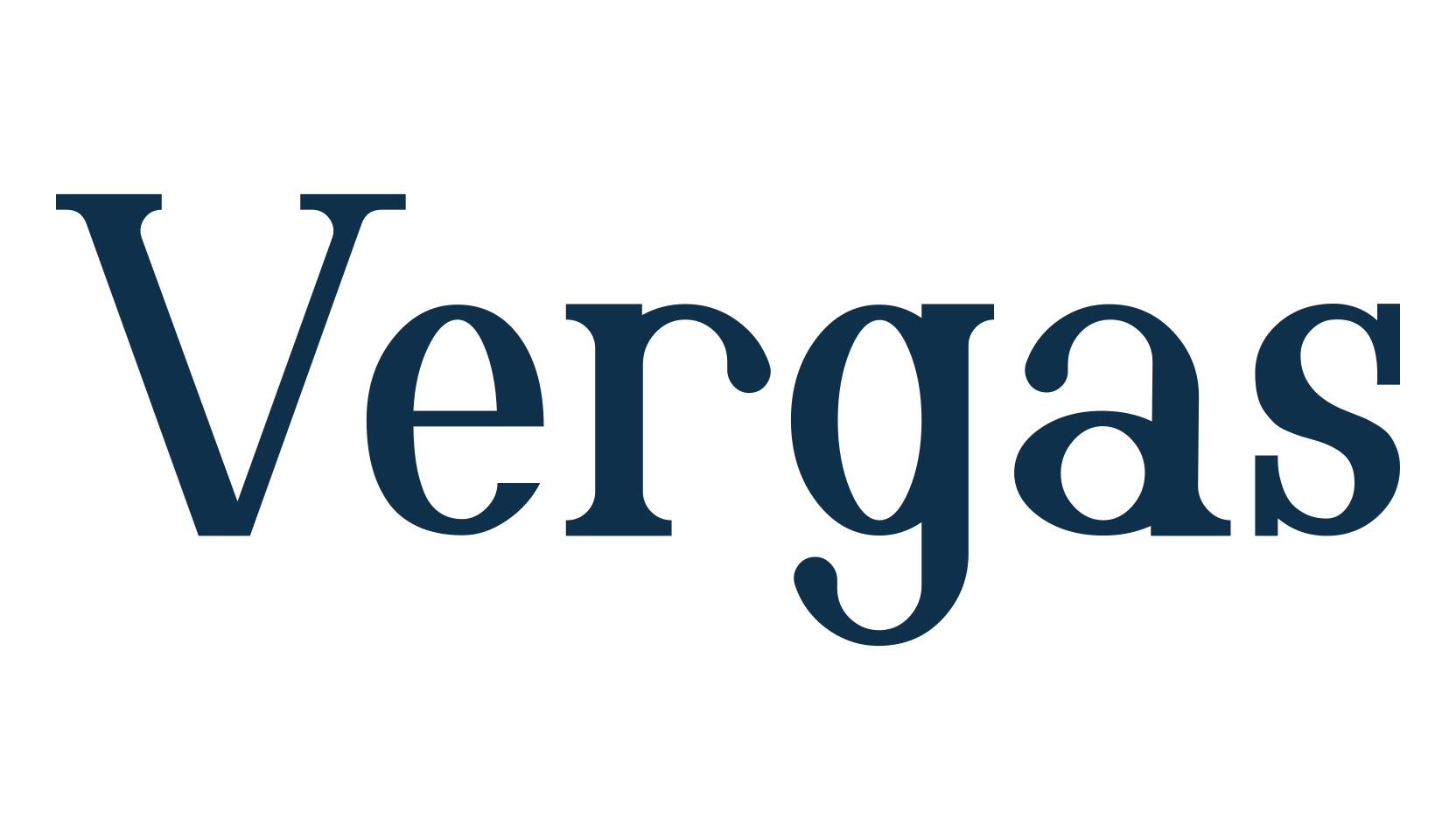 Vergas, serif font preview