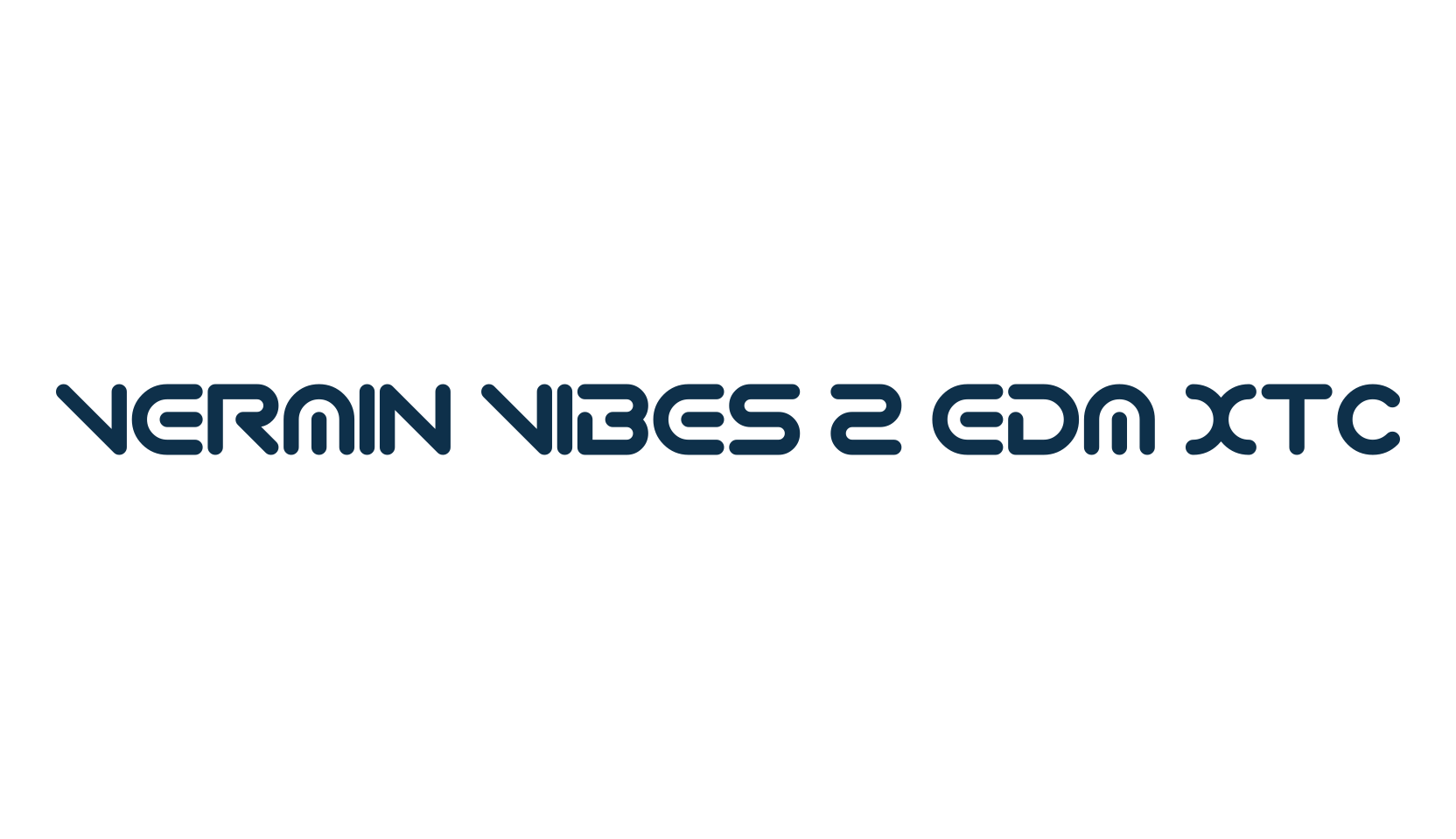 Vermin Vibes 2 EDM XTC, sci-fi font preview