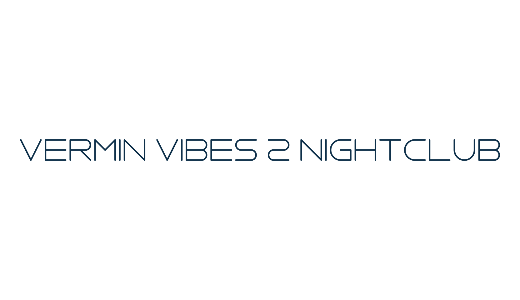 Vermin Vibes 2 Nightclub, fancy various techno sci-fi font preview