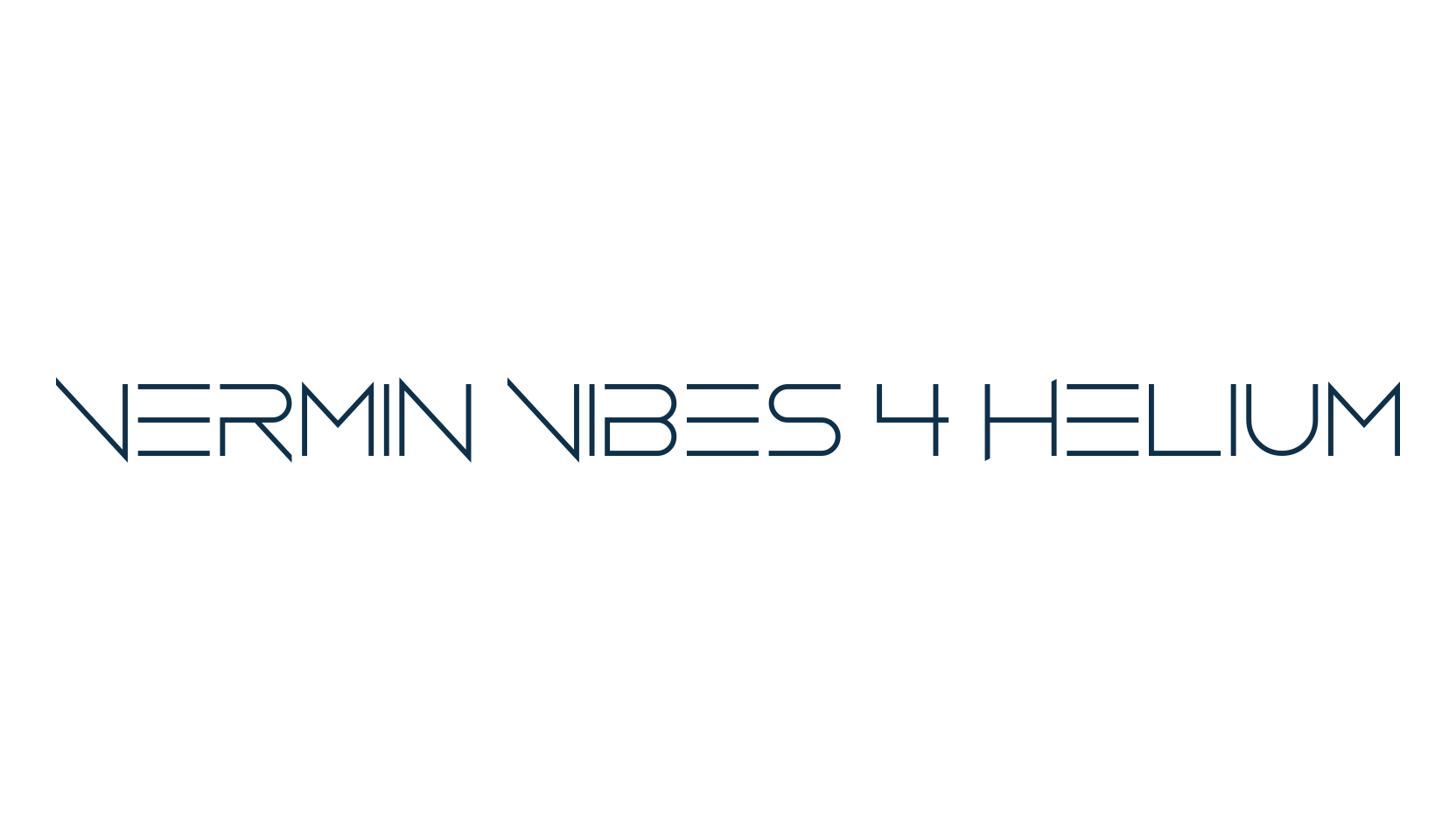 Vermin Vibes 4 Helium, fancy various techno sci-fi font preview