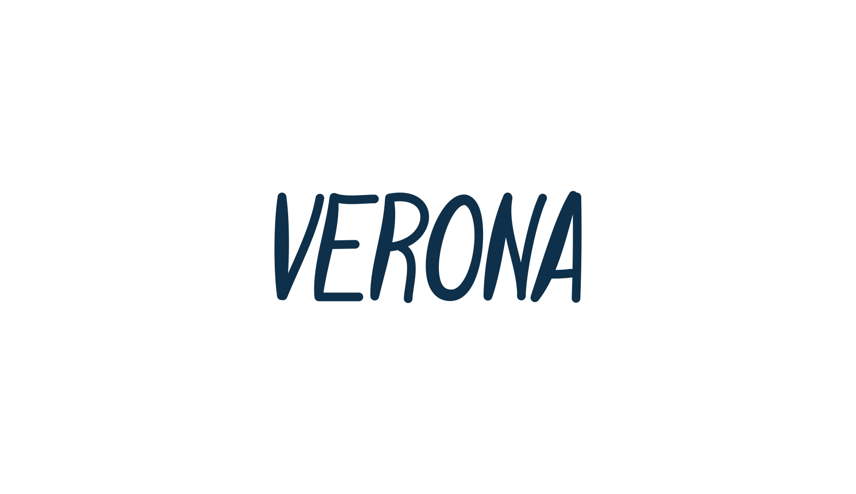 Verona, handwriting font preview