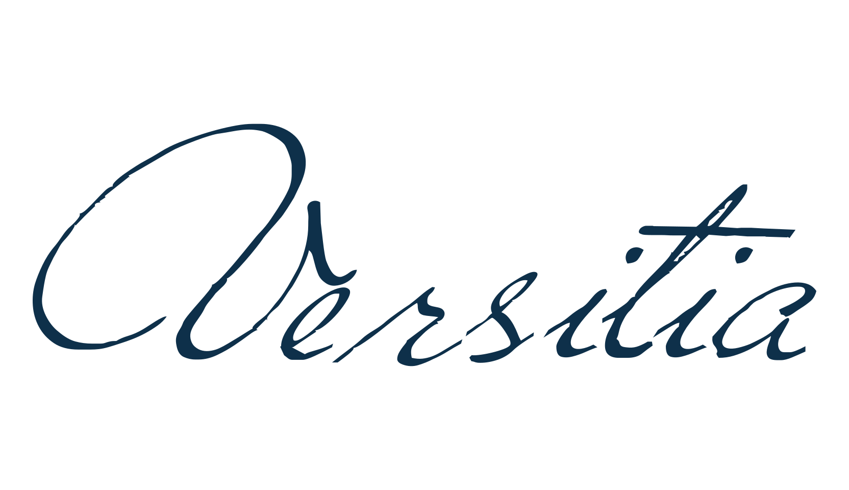 Versitia, script calligraphy fancy decorative font preview