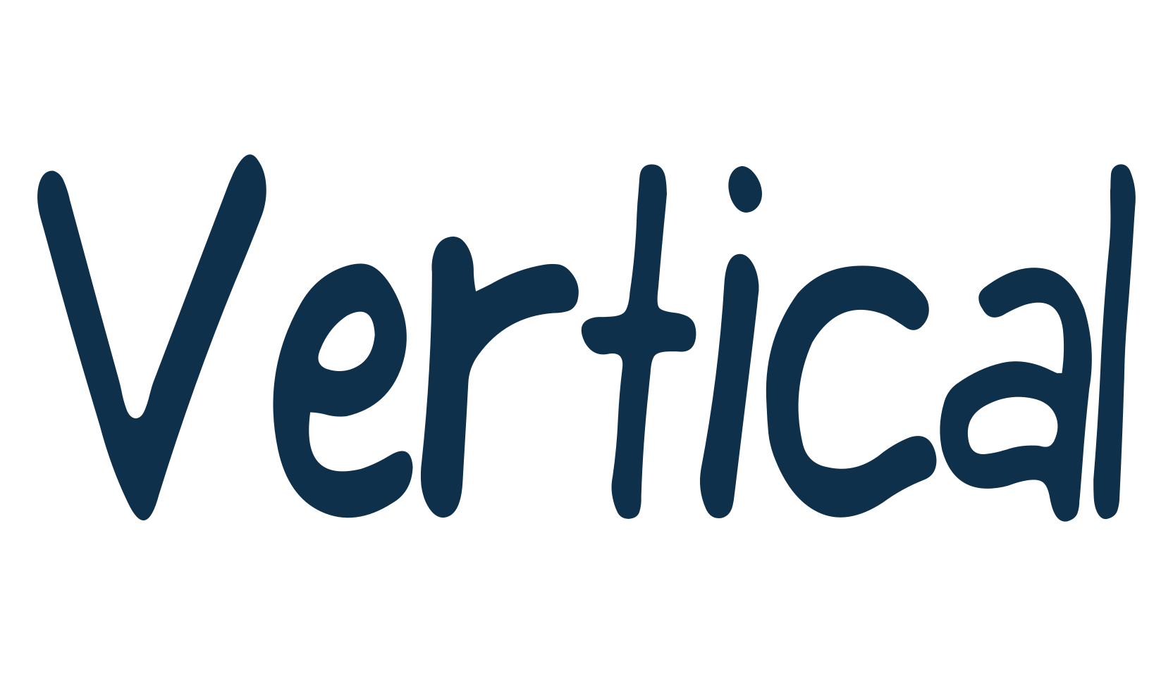 Vertical (vertical), script handwritten fancy decorative calligraphy font preview