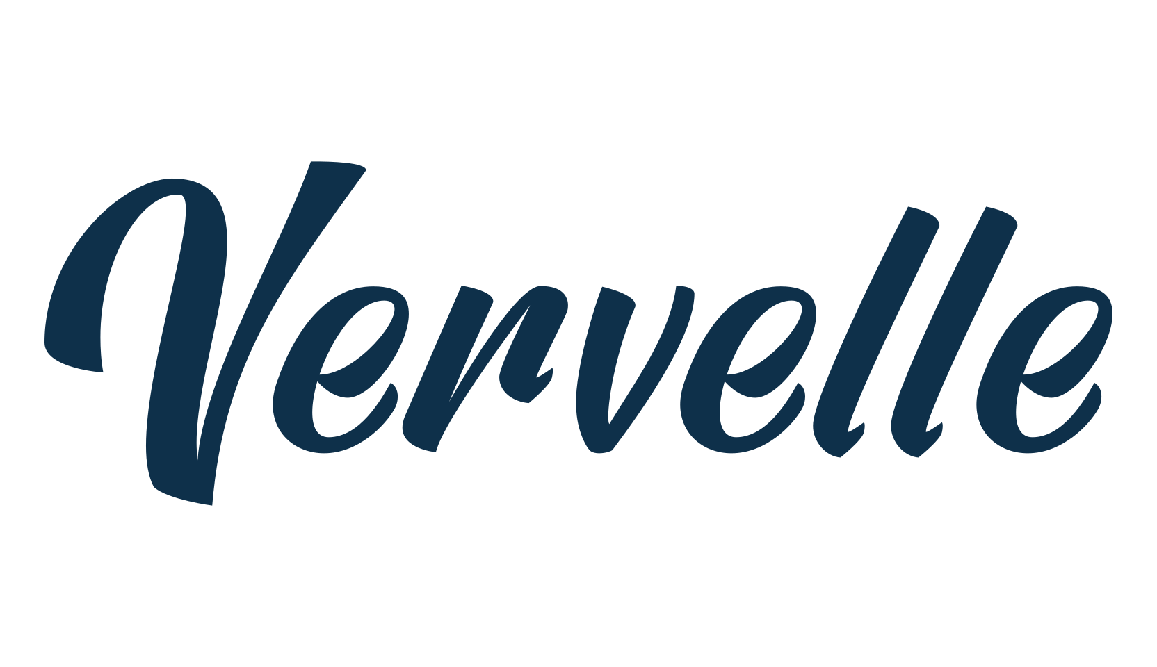 Vervelle, fancy various decorative script calligraphy font preview
