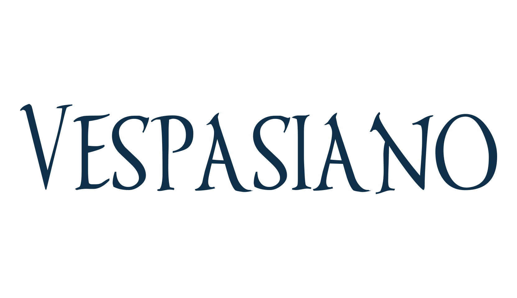 Vespasiano, various font preview