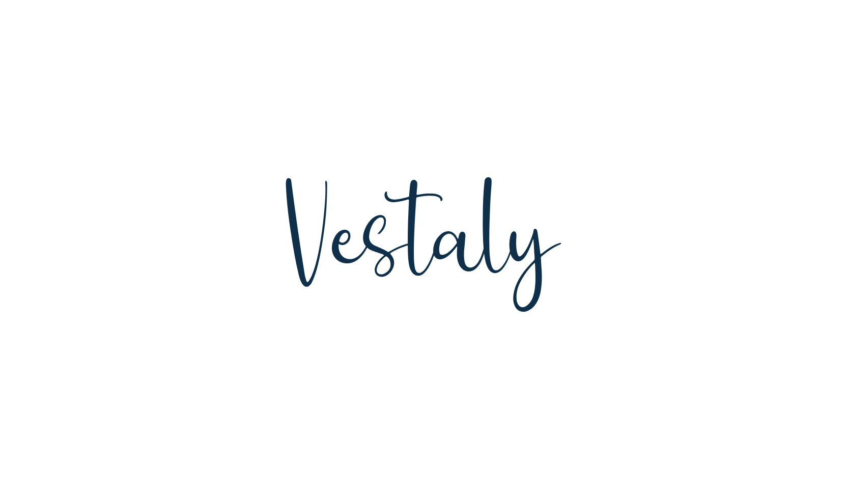 Vestaly, handwriting font preview