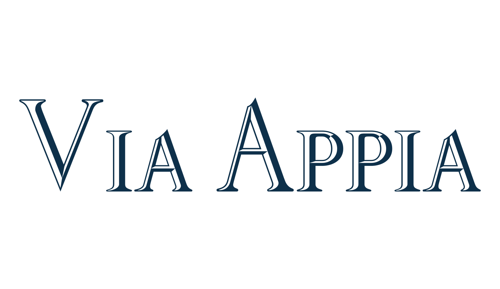 Via Appia, foreign look roman, greek font preview