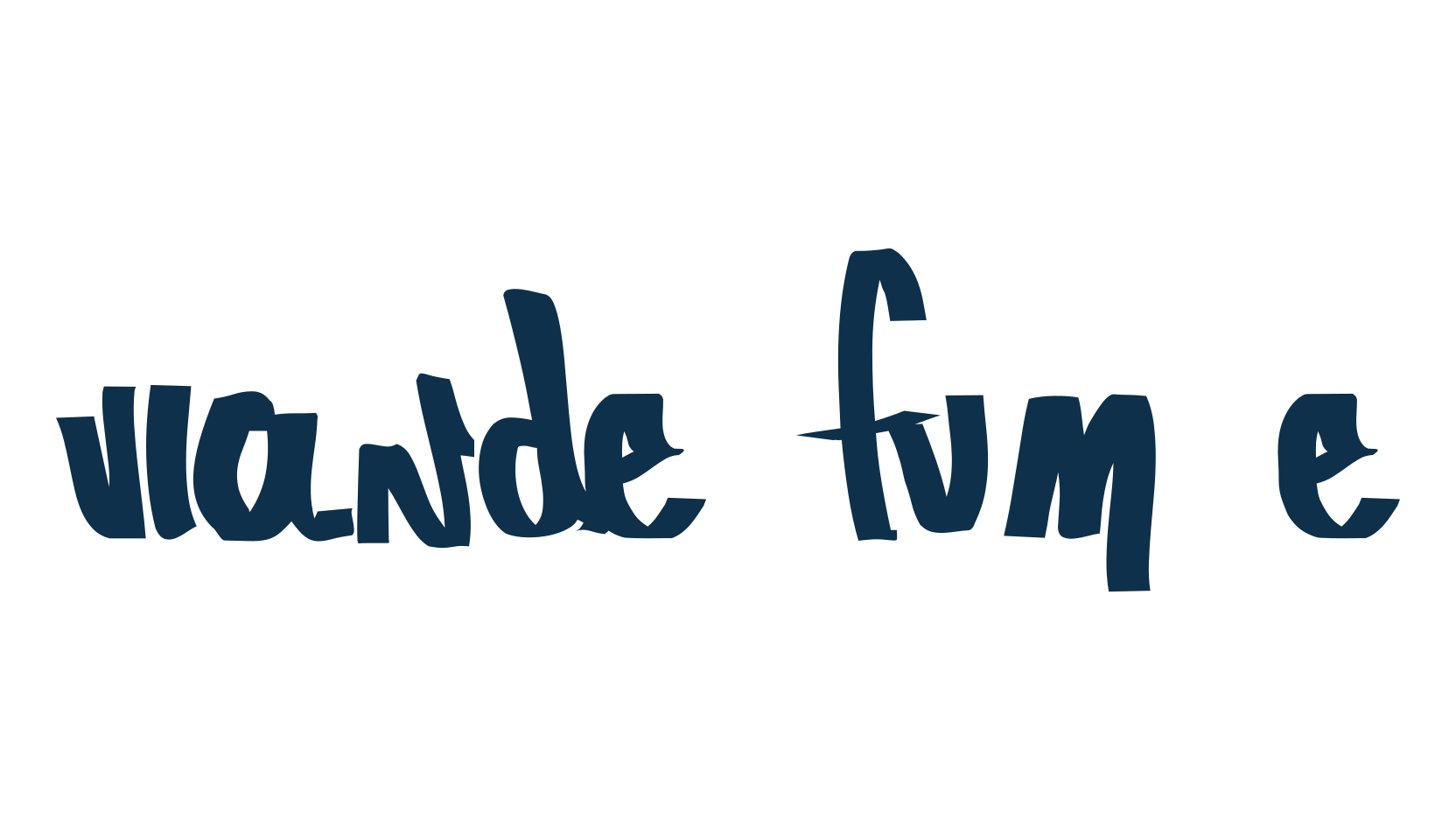 Viande Fumée, script handwritten fancy decorative calligraphy font preview