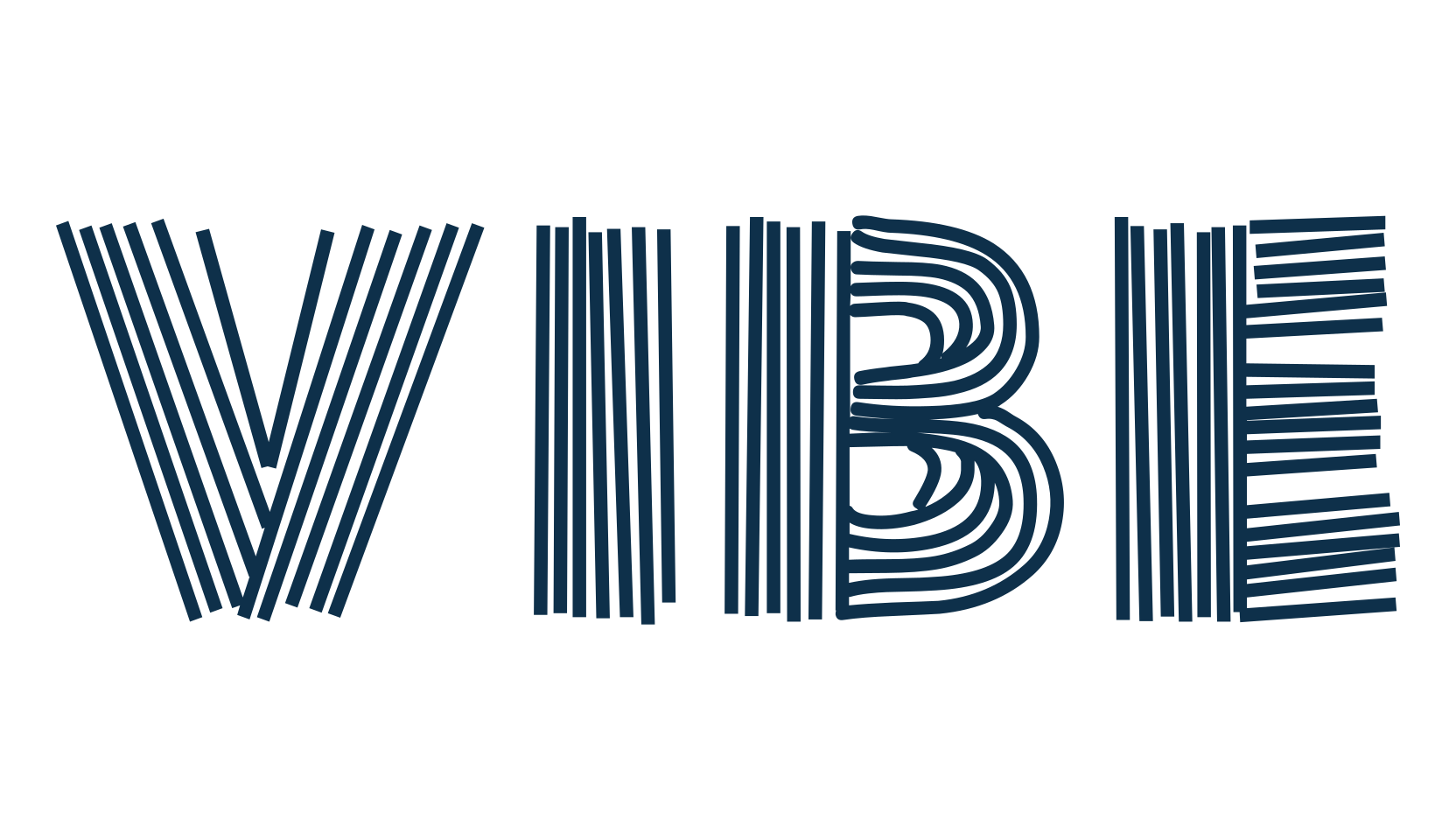 Vibe, groovy font preview