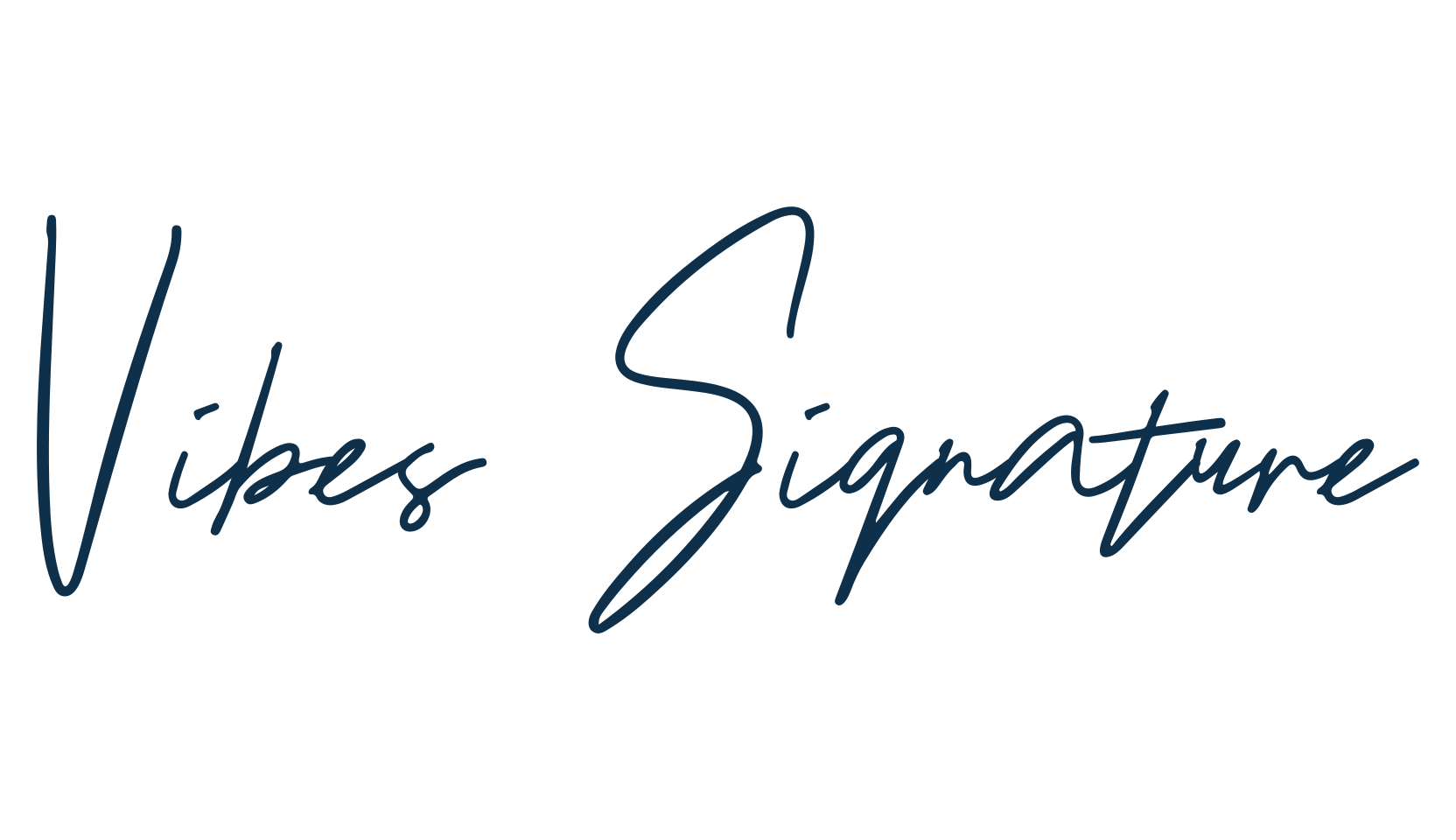 Vibes Signature, handwriting font preview