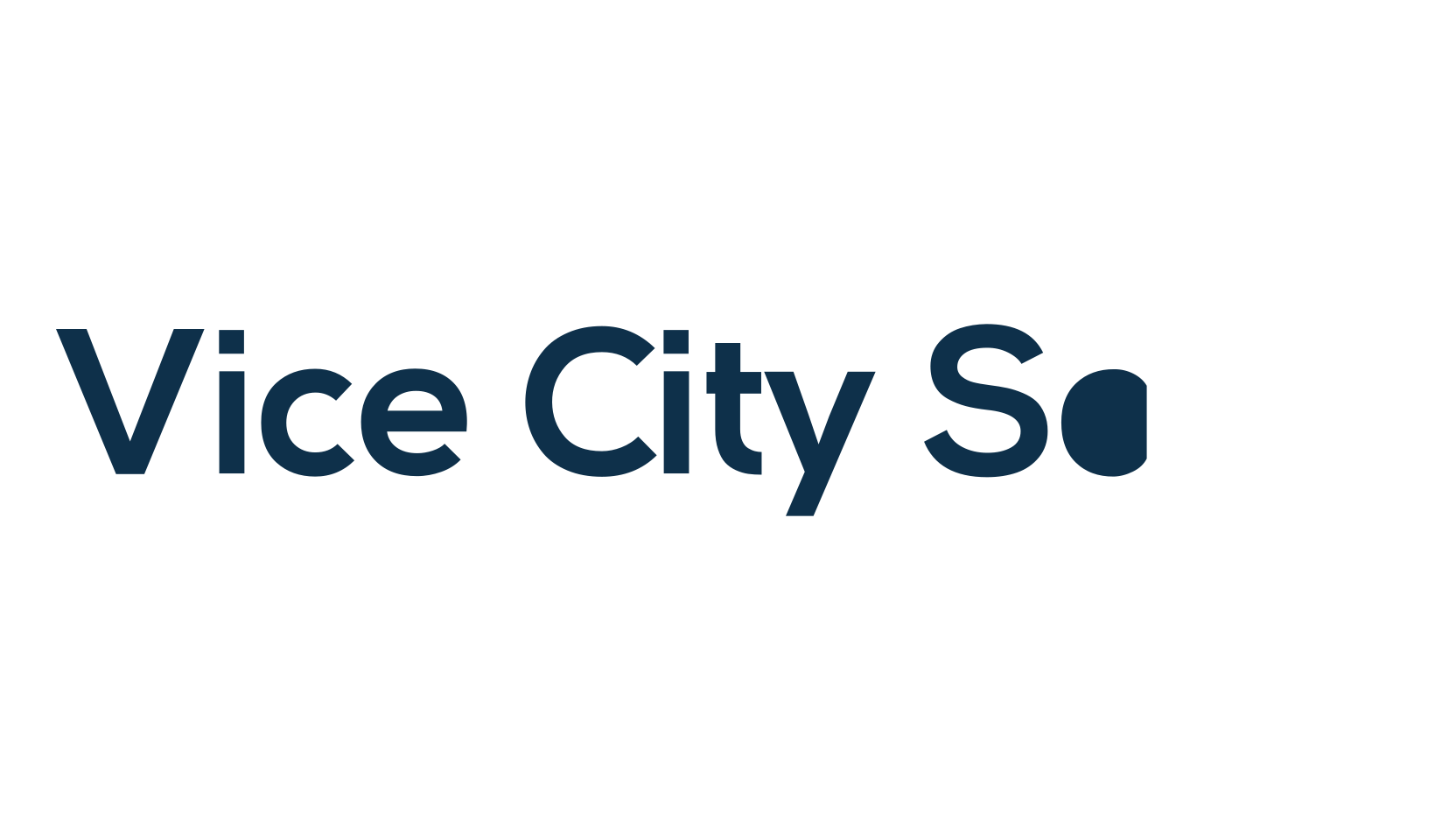 Vice City Sans, sans serif font preview