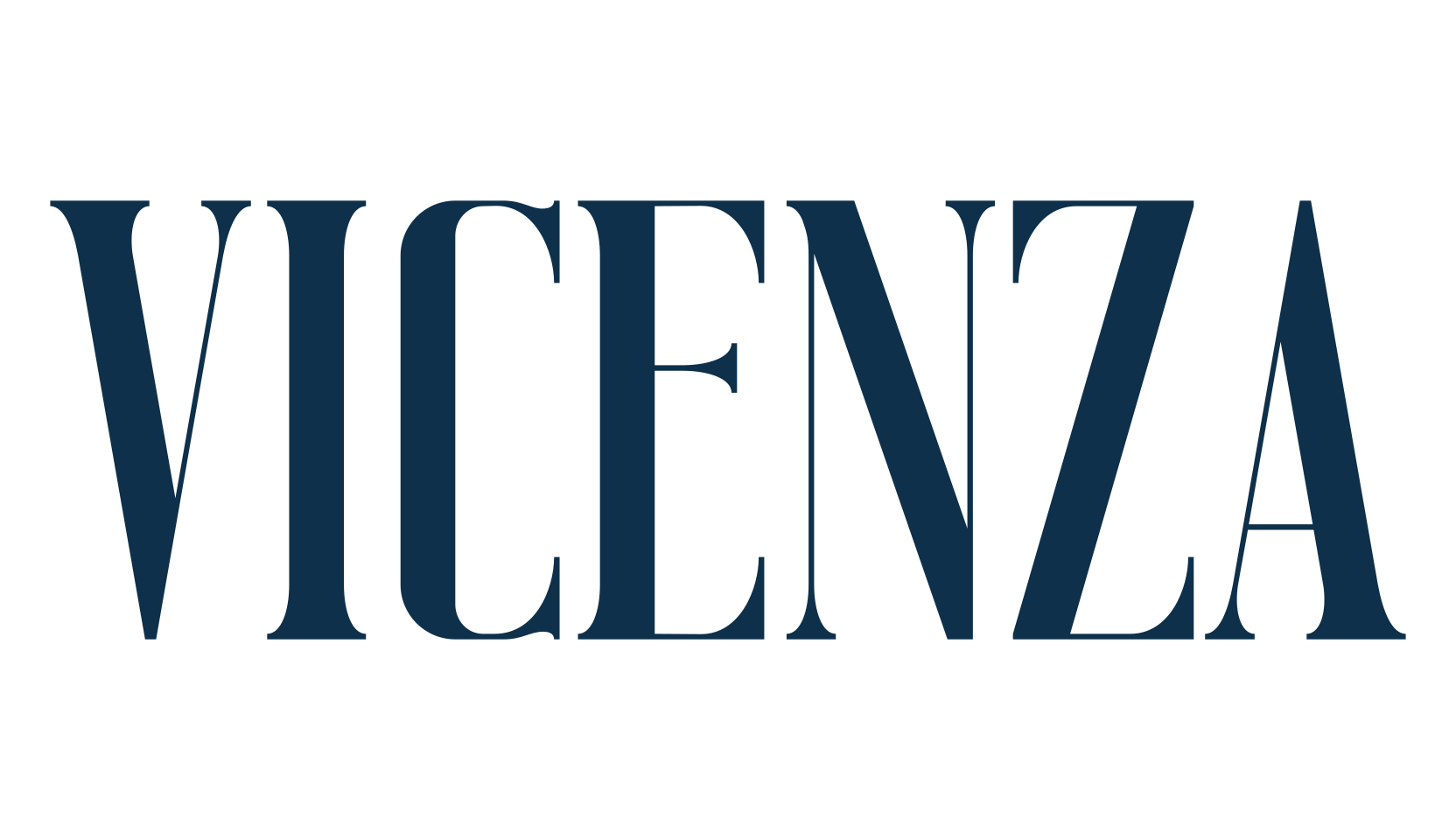 Vicenza, basic serif font preview