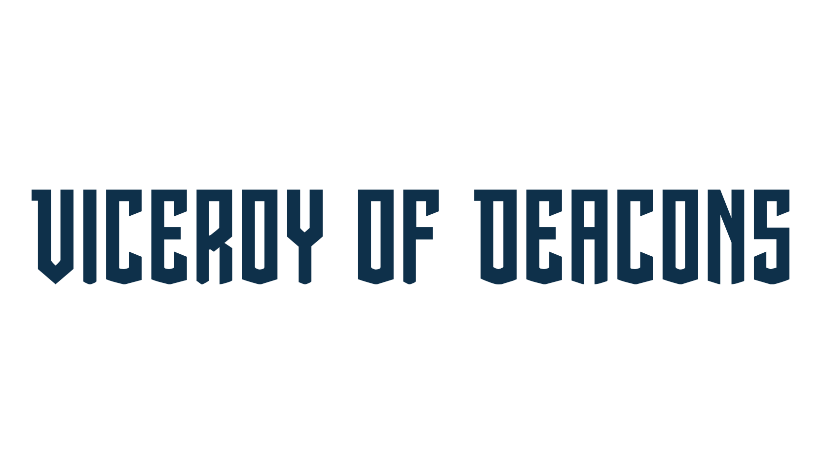 Viceroy of Deacons, modern font preview