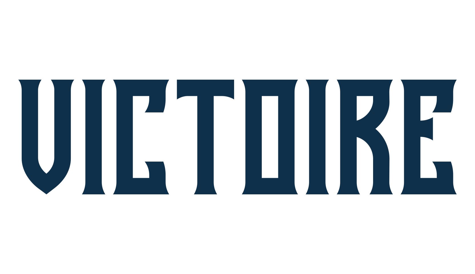 Victoire, retro font preview
