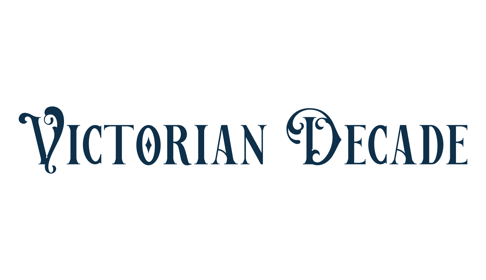 Victorian Decade, fancy retro decorative font preview