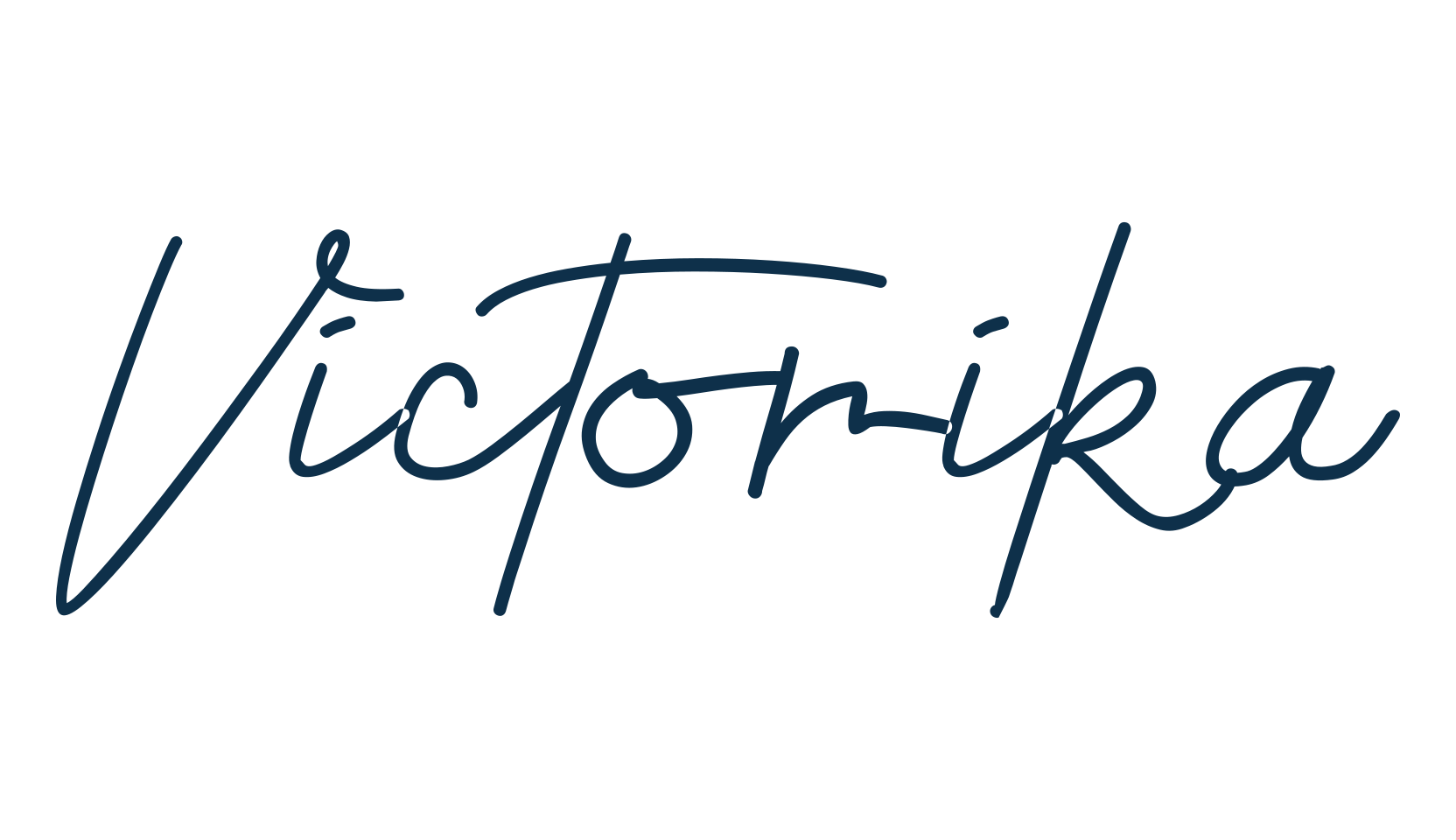 Victorika, script handwritten fancy decorative calligraphy font preview