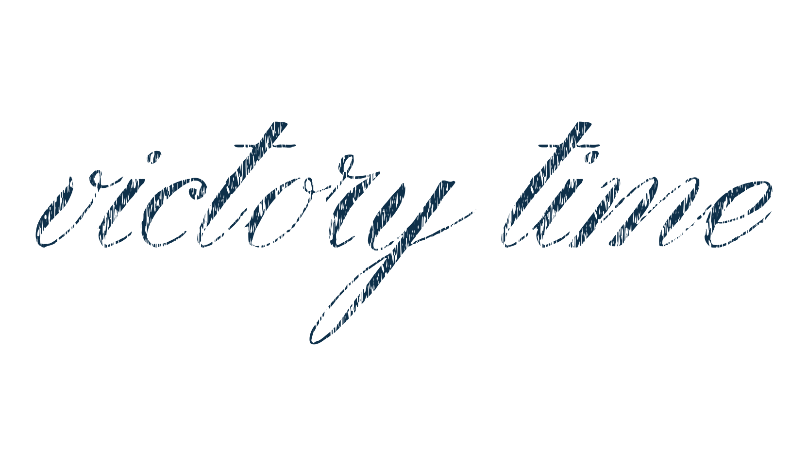Victory Time, various font preview