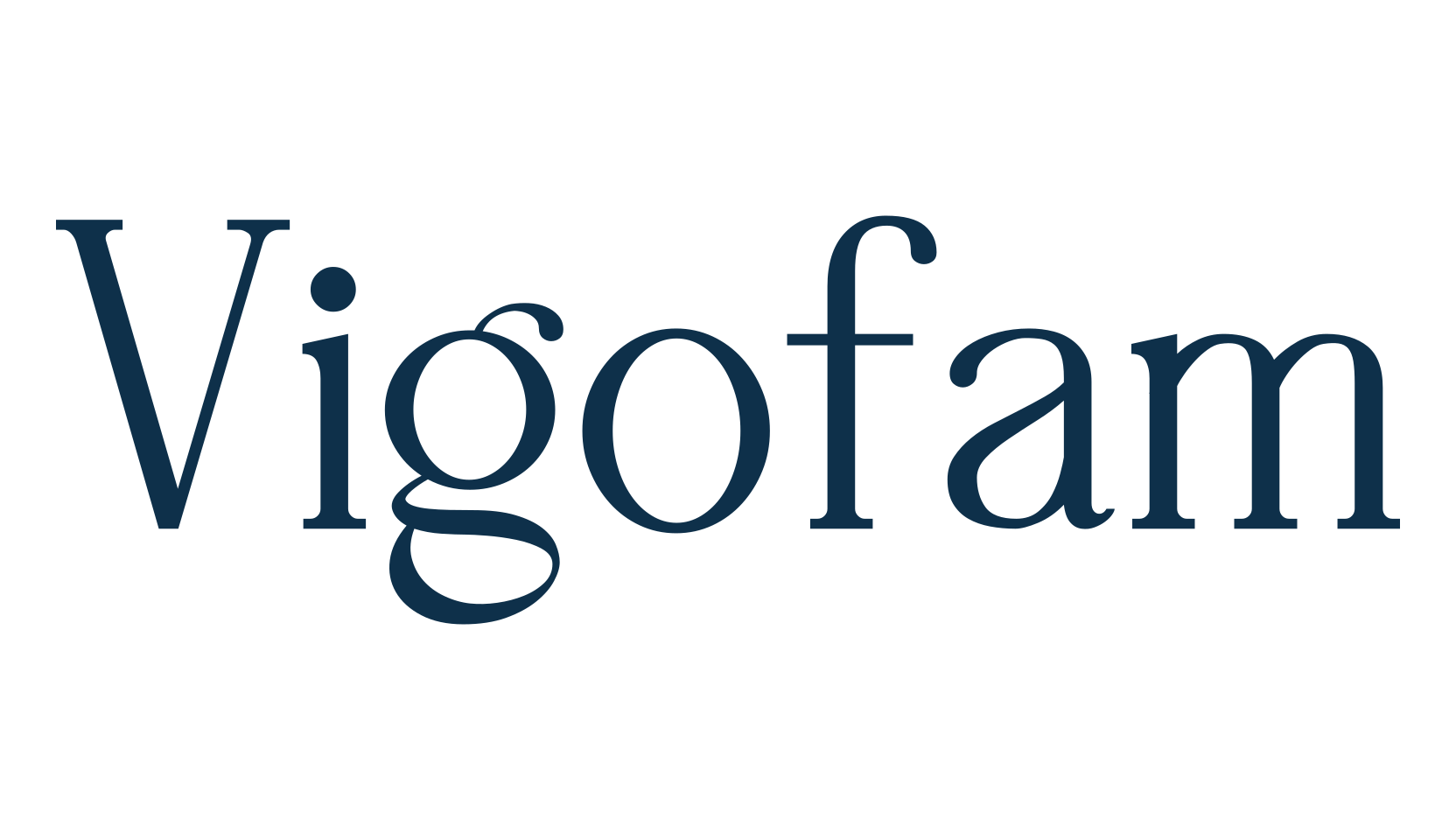 Vigofam, serif font preview