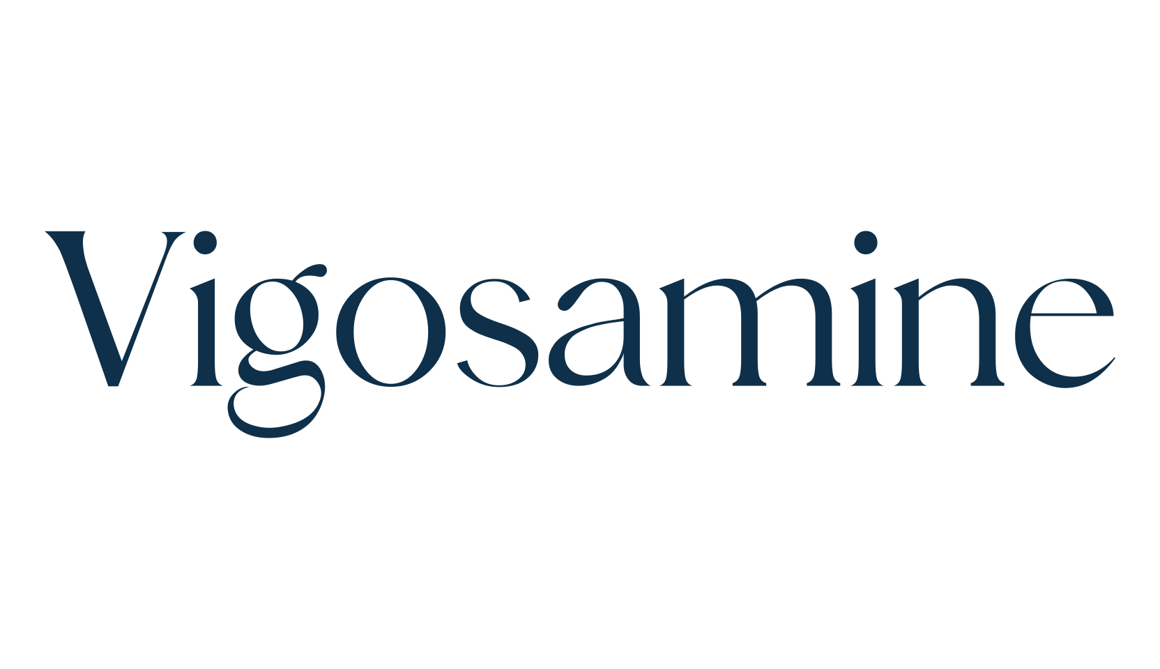 Vigosamine, basic serif font preview