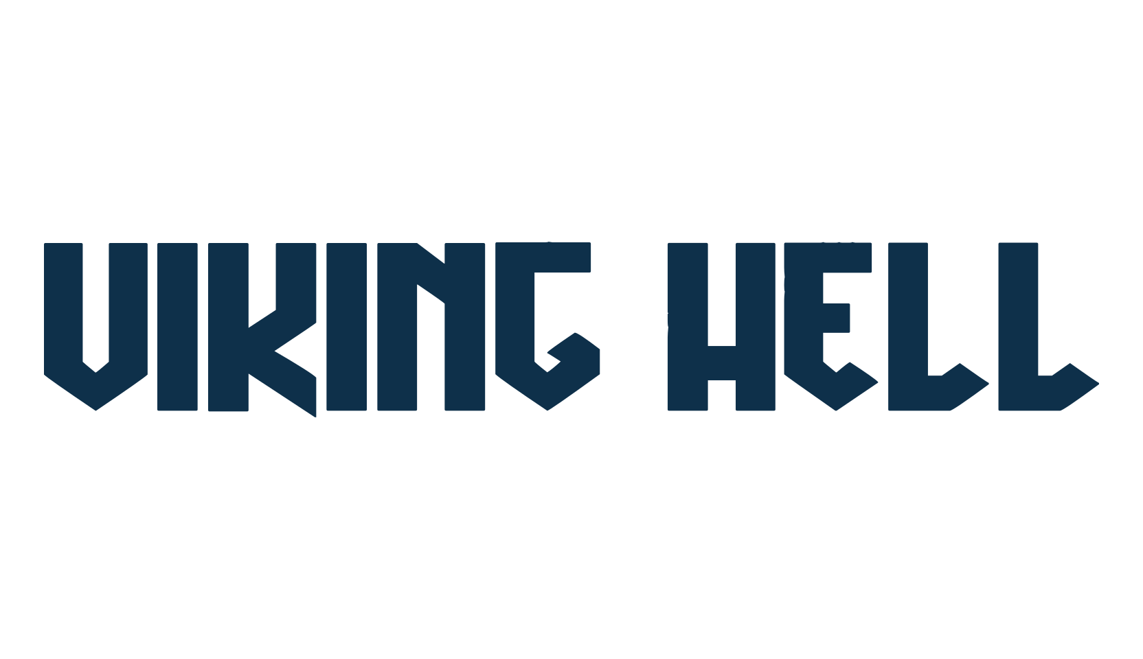 Viking Hell, modern font preview