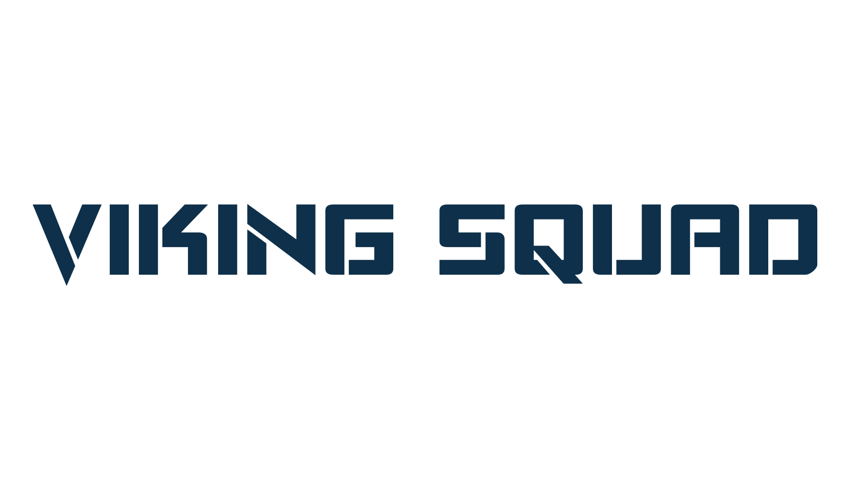 Viking Squad, sci-fi font preview