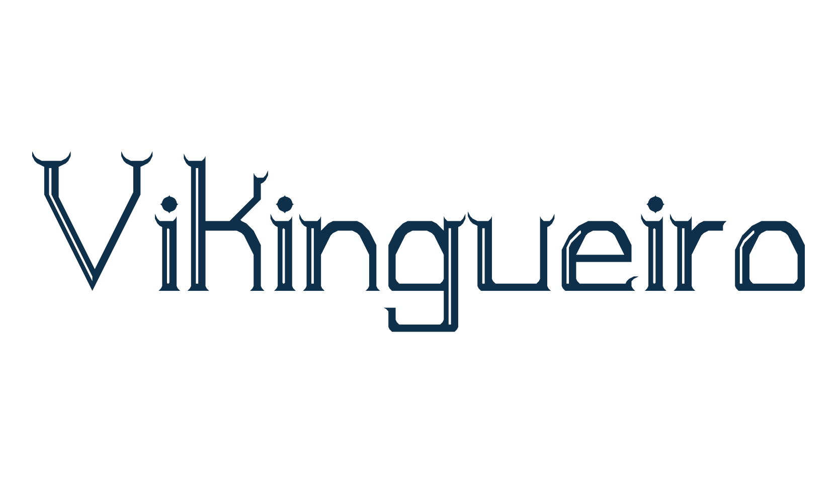 Vikingueiro, modern font preview