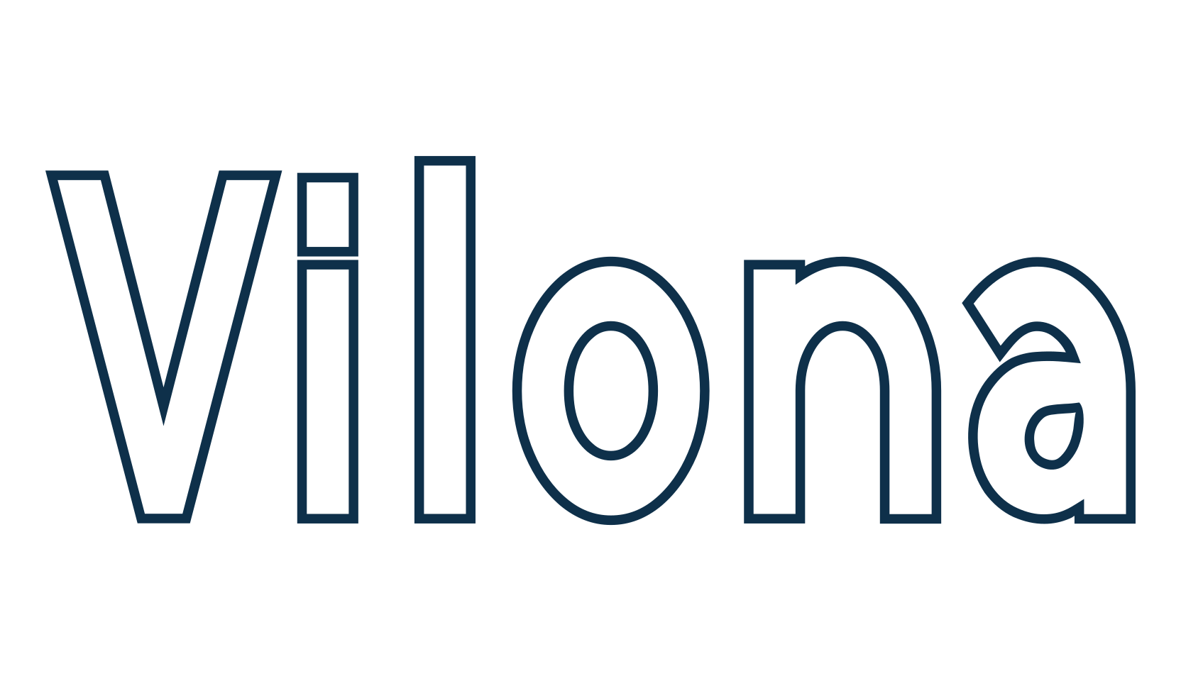 Vilona, script calligraphy fancy decorative font preview