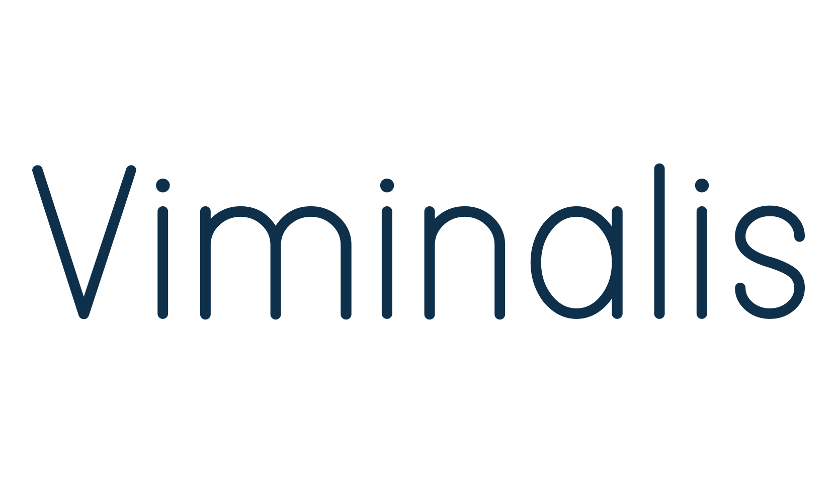 Viminalis, sans serif font preview