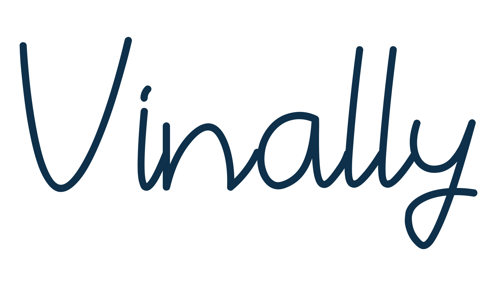 Vinally, handwriting font preview
