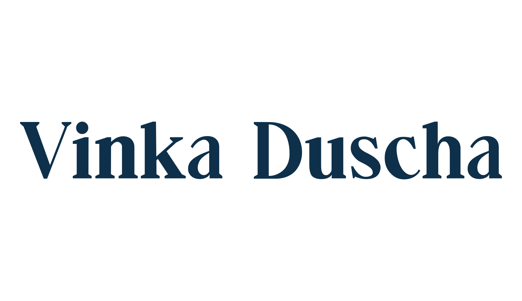 Vinka Duscha, basic serif font preview