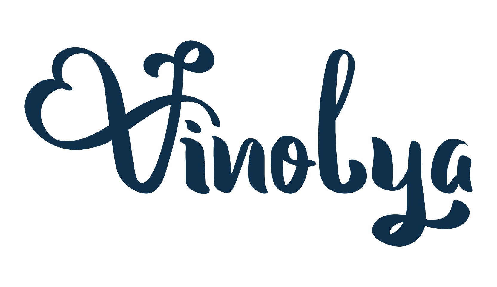Vinolya, fancy decorative font preview