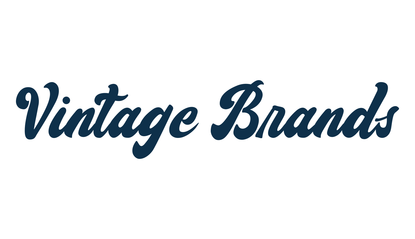 Vintage Brands, fancy old school decorative script calligraphy font preview