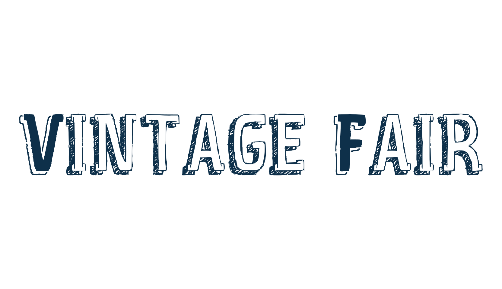 Vintage Fair, fancy eroded decorative font preview