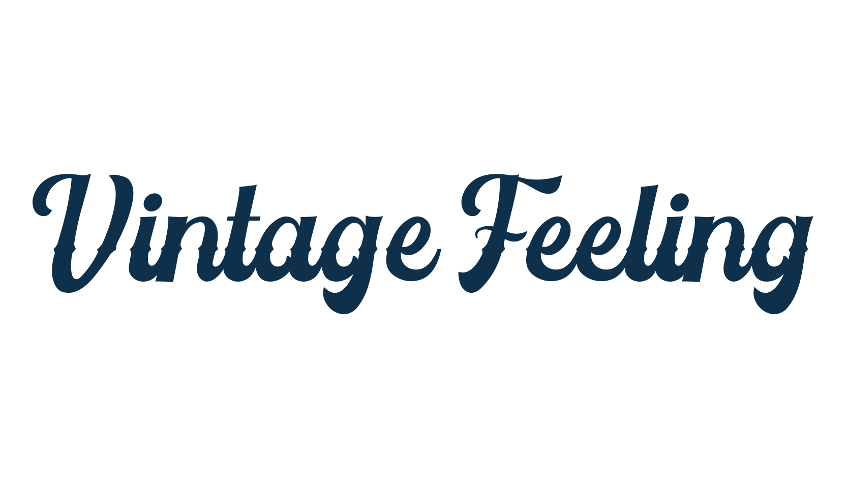 Vintage Feeling, fancy retro decorative font preview