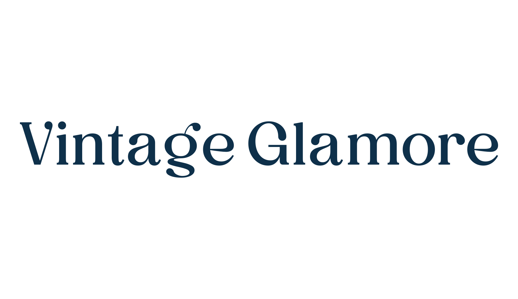 Vintage Glamore, serif font preview