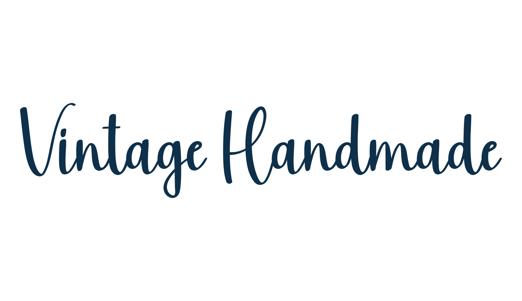Vintage Handmade, calligraphy font preview