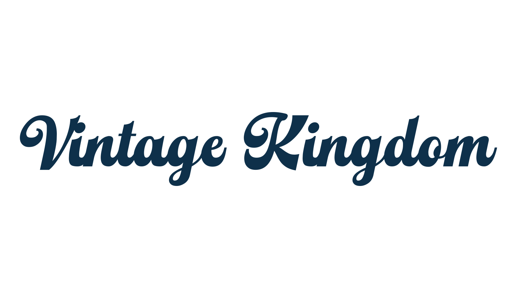 Vintage Kingdom, fancy old school decorative script calligraphy font preview