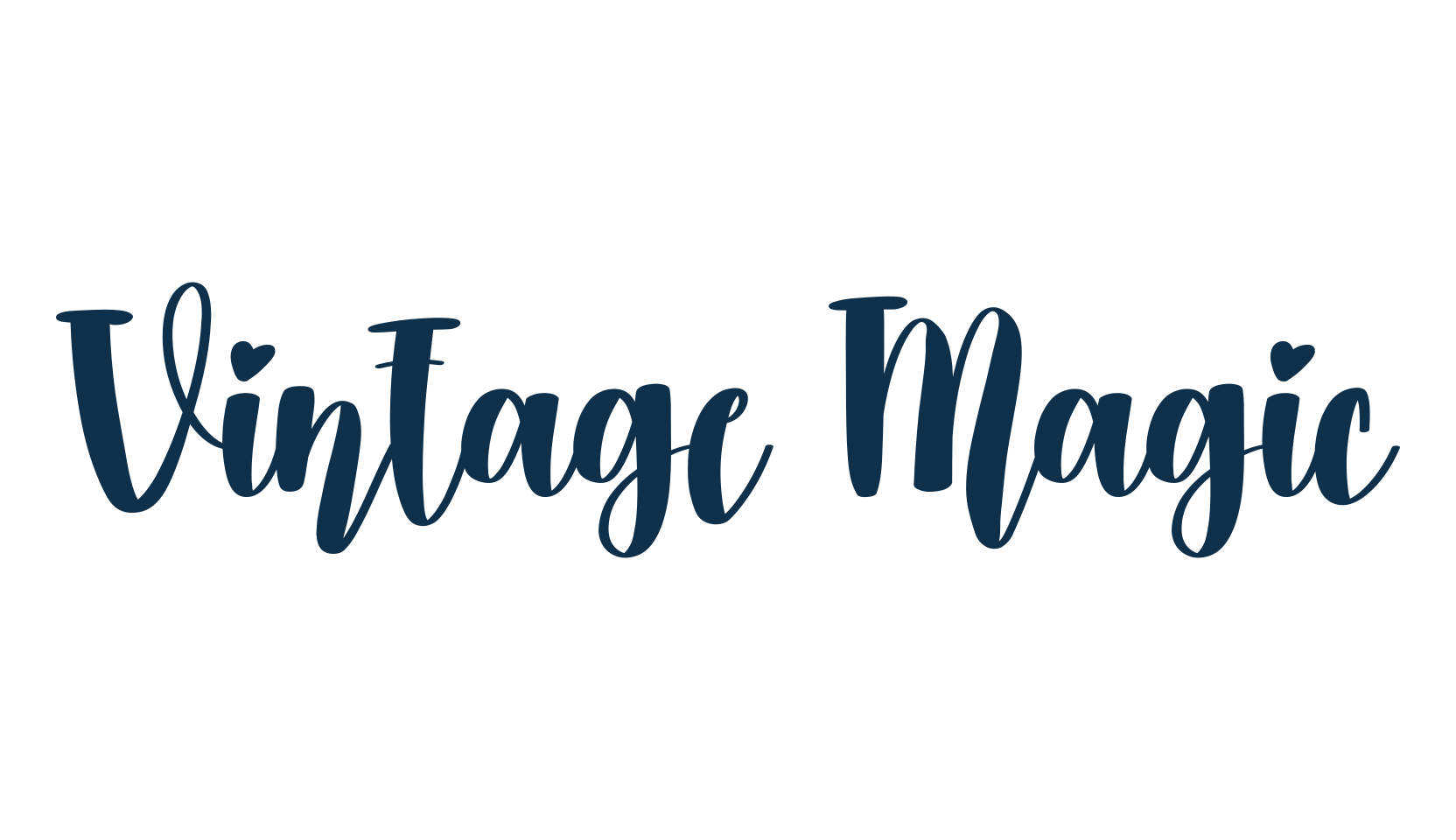 Vintage Magic, fancy various decorative script calligraphy font preview