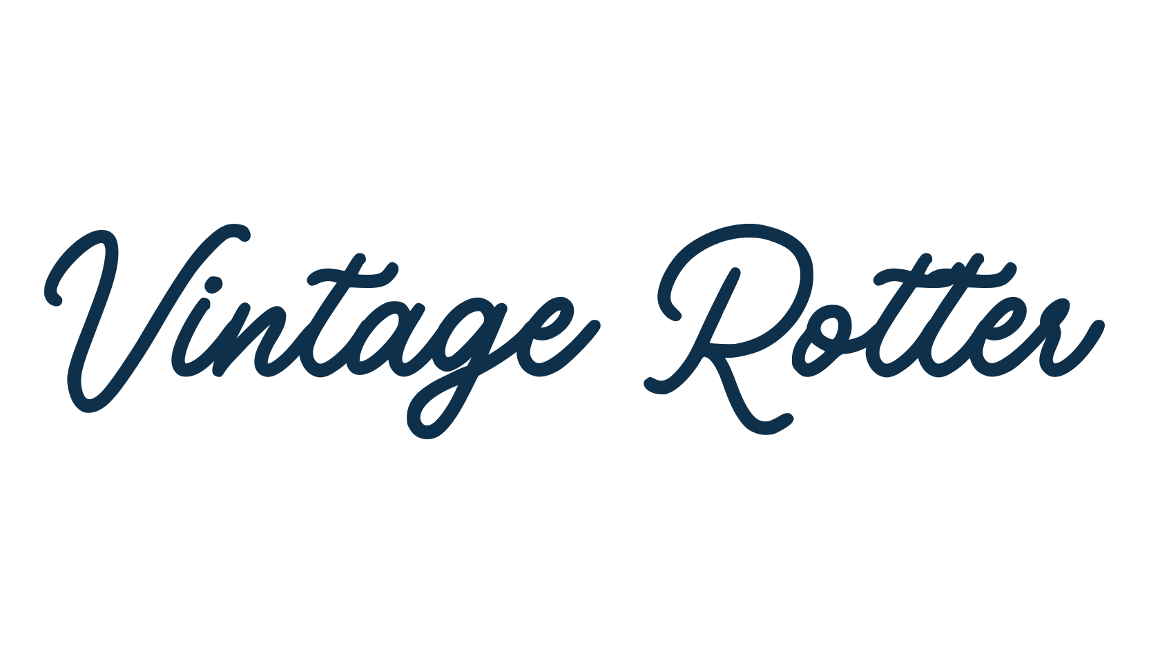 Vintage Rotter, various font preview