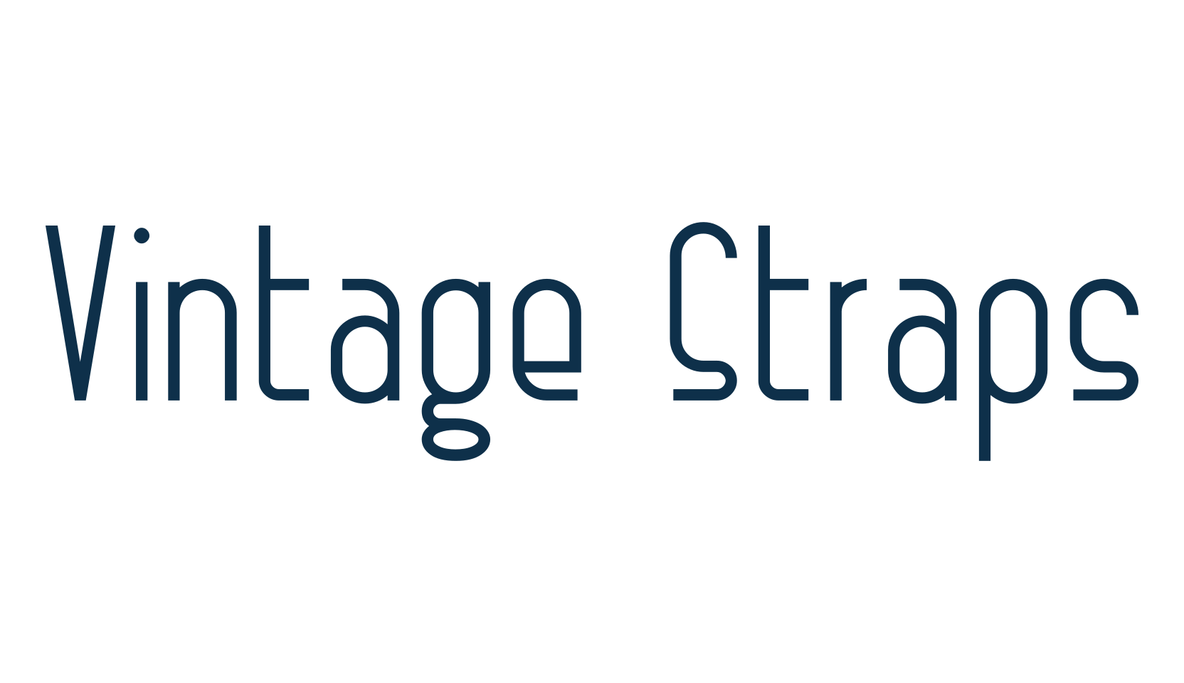 Vintage Straps, sans serif font preview