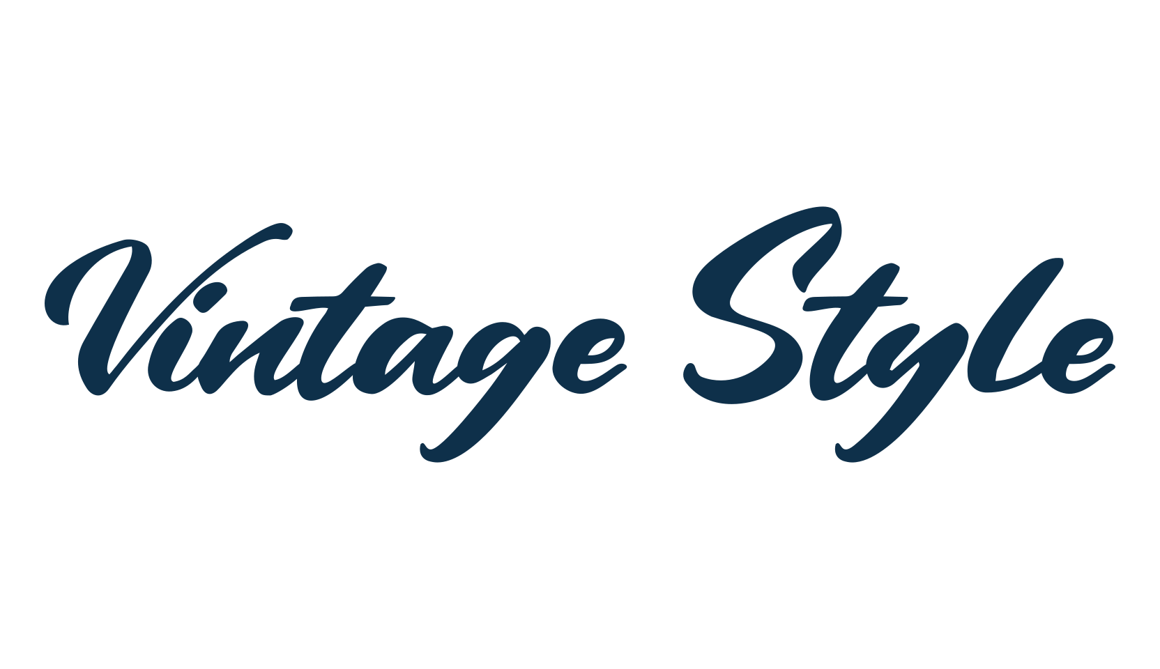 Vintage Style (vintage-style), brush font preview