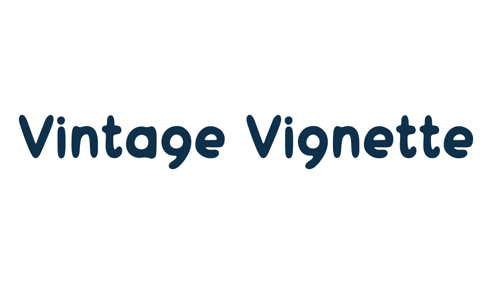 Vintage Vignette, fancy various decorative font preview
